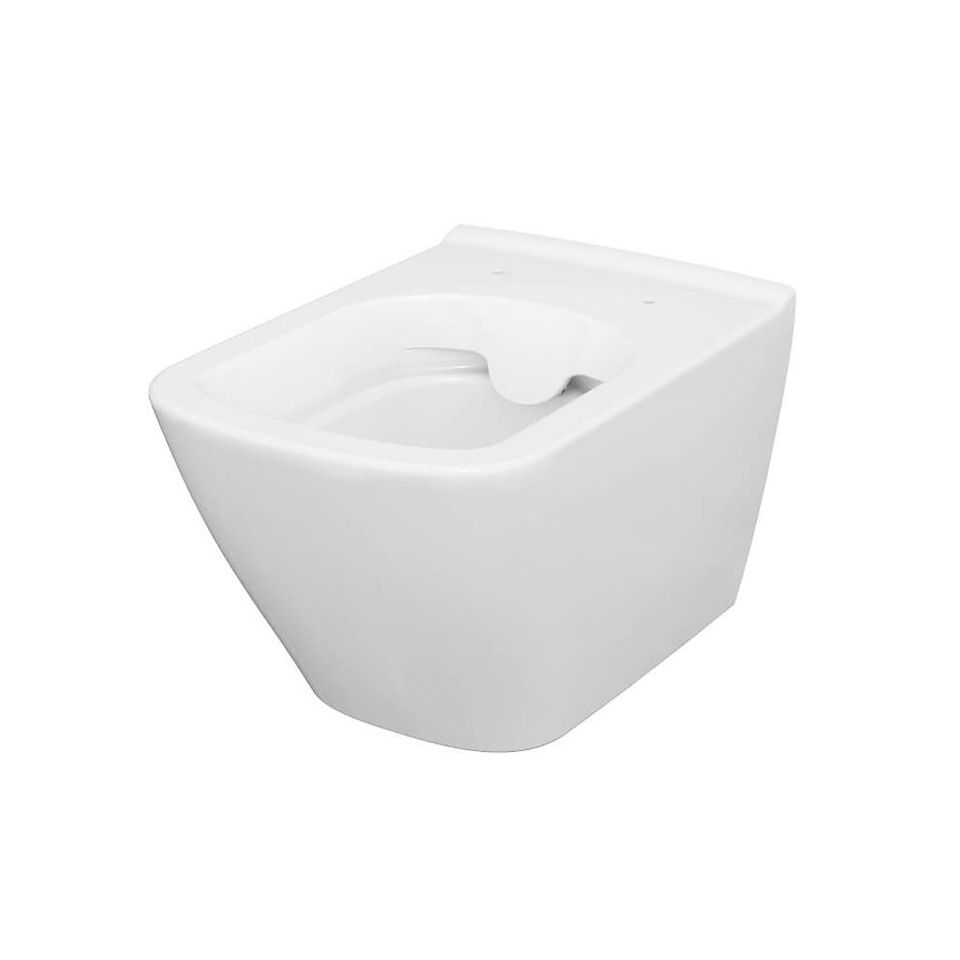 Cersanit S701-405 - Väggmonterad toalett med sits CITY SQUARE keramik/vit