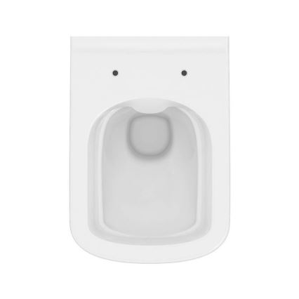 Cersanit S701-405 - Väggmonterad toalett med sits CITY SQUARE keramik/vit