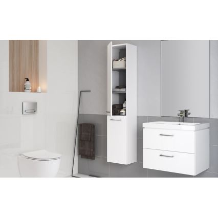 Cersanit S801-147-DSM - Väggmonterat badrumsskåp med handfat ELODY 46x60 cm vit