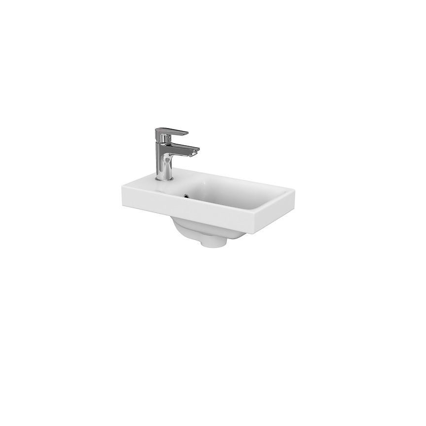 Cersanit S801-218-DSM - Vägghängt badrumsskåp med tvättställ MODUO SLIM 40 cm, högblank vit