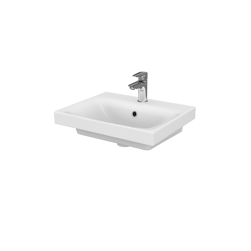 Cersanit S801-230-DSM - Väggmonterat badrumsskåp med handfat MEDDIE 62x50 cm vit