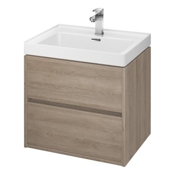 Cersanit S924-008 - Hanging badrum basin skåp BARBARA 53,3x59,4 cm ek