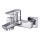 Cersanit S951-006 - Kran till badkar MILLE skinande krom