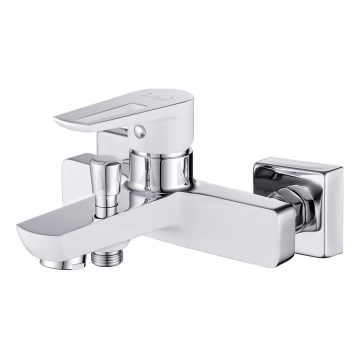 Cersanit S951-008 - Kran till badkar MILLE vit/skinande krom