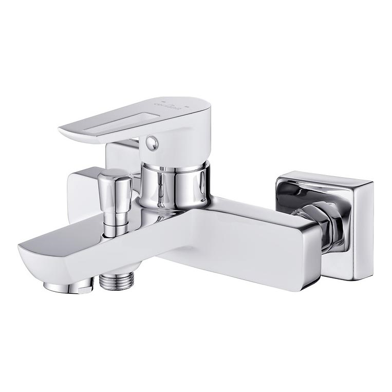 Cersanit S951-008 - Kran till badkar MILLE vit/skinande krom