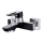 Cersanit S951-009 - Kran till badkar MILLE svart/skinande krom