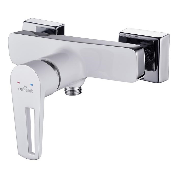 Cersanit S951-033 - Dushkran MILLE vit/skinande krom