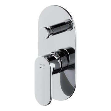 Cersanit S951-305 -Dushkran för dold installation CREA skinande krom