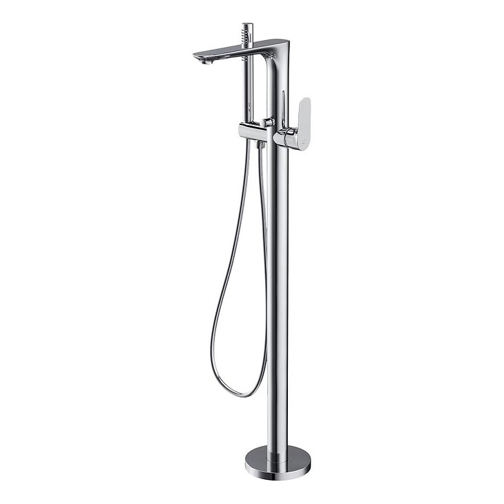 Cersanit S951-306 - Fristående badkarsset med CREA-batteri i blank krom