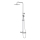 Cersanit S951-340 - Duschset med termostatblandare CITY blank krom