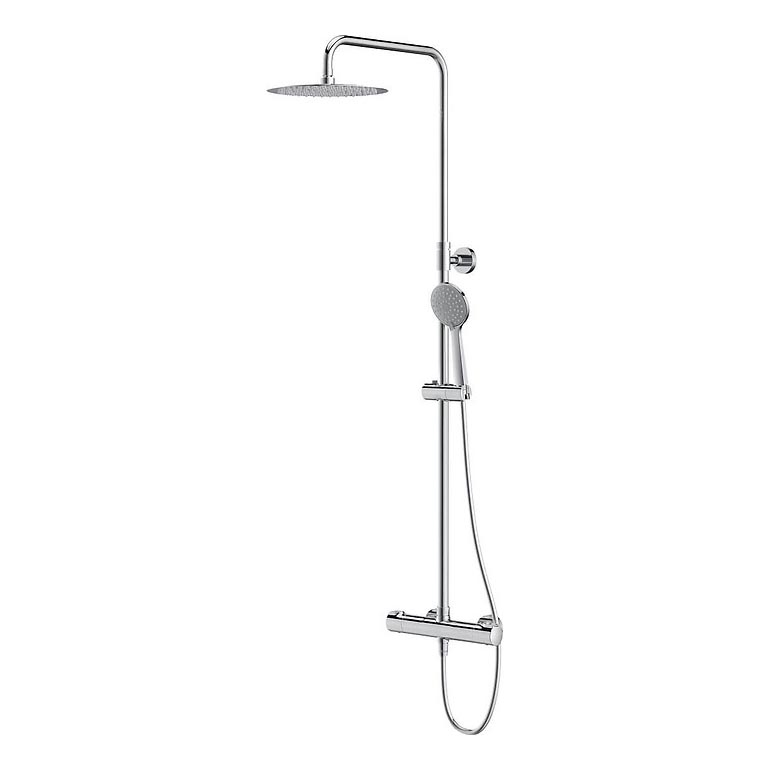 Cersanit S951-340 - Duschutrustning med termostat CITY skinande krom