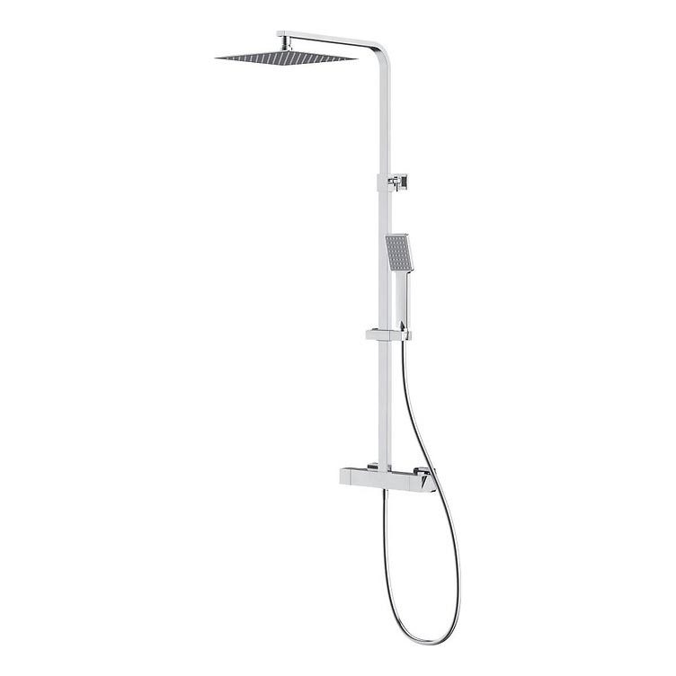 Cersanit S951-341 - Duschutrustning med termostat CITY skinande krom