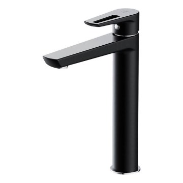 Cersanit S951-356 - Tvättställsblandare MILLE 27 cm svart + bottenventil
