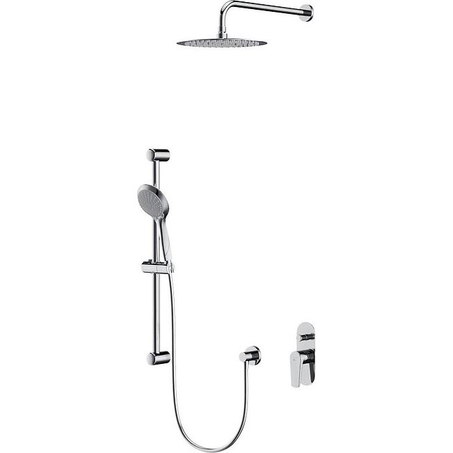 Cersanit S952-011 - Duschset med dold kran MODUO skinande krom