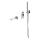 Cersanit S952-036 - Badkarsset med inbyggd blandare CITY blank krom