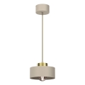 Chandeiler på snöre MARTI 1xE27/15W/230V beige/guld
