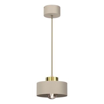 Chandeiler på snöre MARTI 1xE27/15W/230V beige/guld