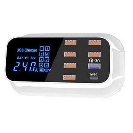 Charging station 8xUSB 40W/230V