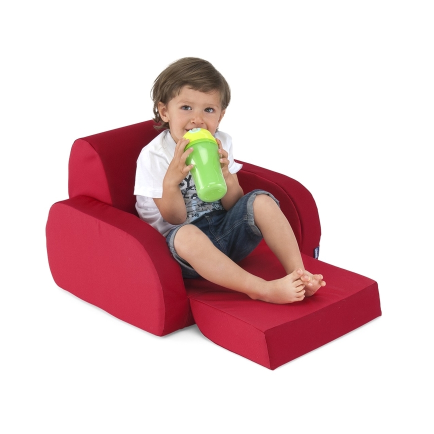 Chicco - Barn fåtölj TWIST röd
