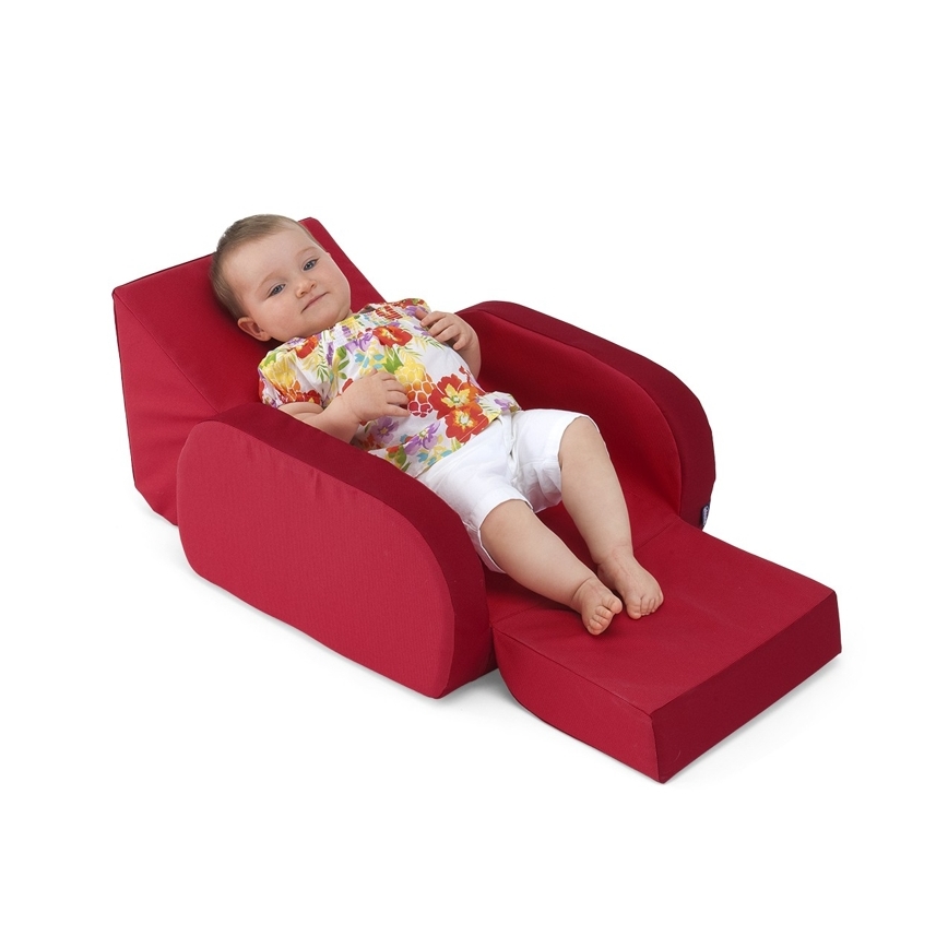 Chicco - Barn fåtölj TWIST röd