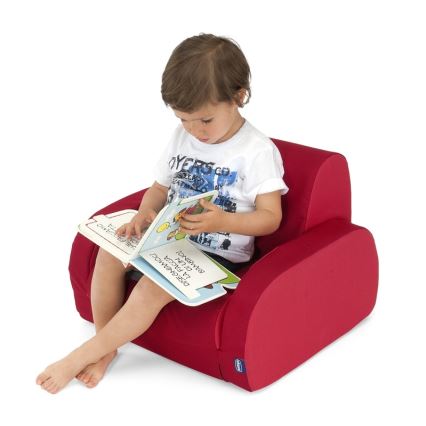 Chicco - Barn fåtölj TWIST röd