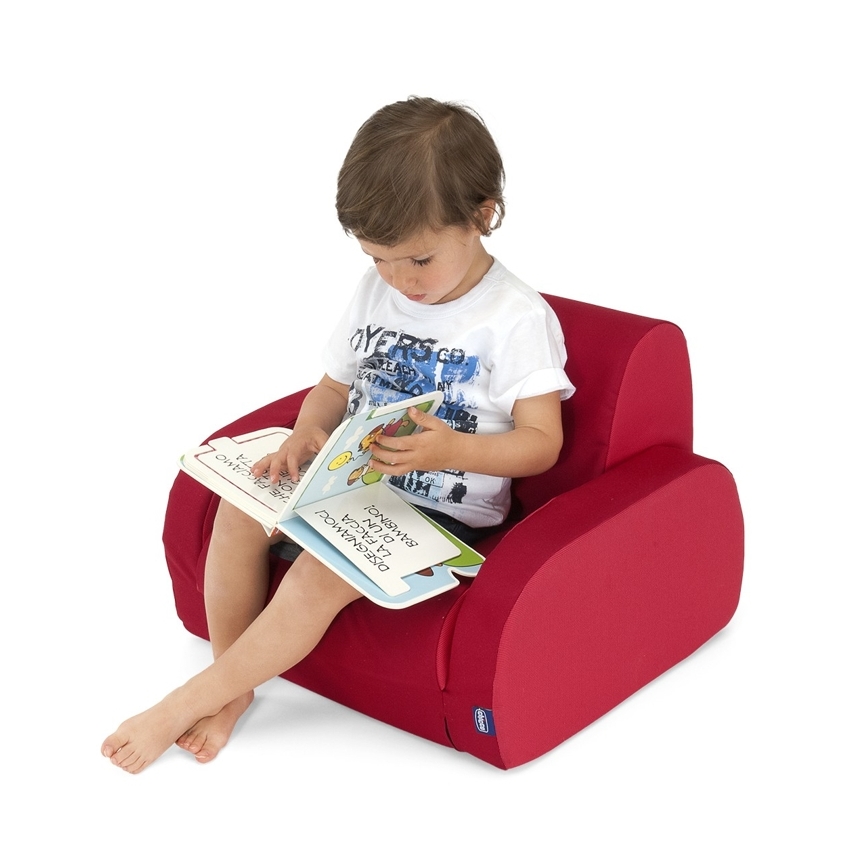 Chicco - Barn fåtölj TWIST röd