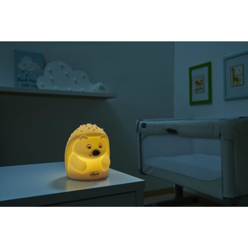 Chicco - Barn nattlampa SWEET LIGHTS igelkott