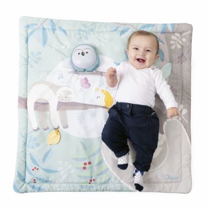Chicco - Barnfilt för lek 2i1 3xAAA uggla
