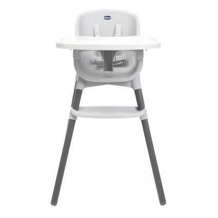 Chicco - Barnmatstol ZEST 3 i 1 vit/grå