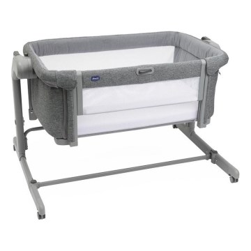 Chicco - Barnsäng 2-i-1 NEXT2ME MAGIC EVO mörkgrå