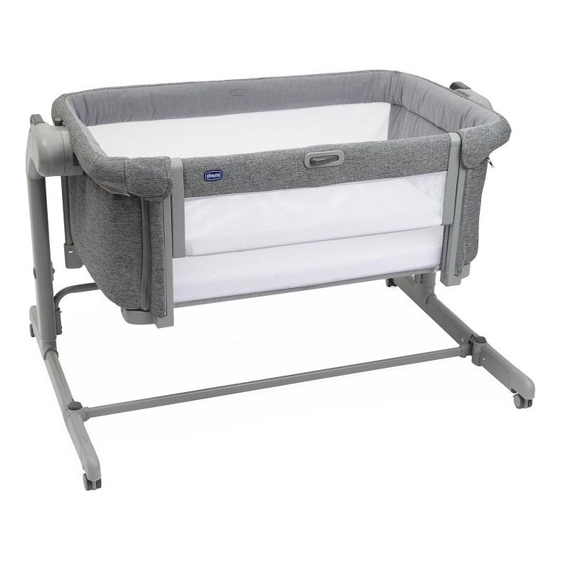 Chicco - Barnsäng 2-i-1 NEXT2ME MAGIC EVO mörkgrå