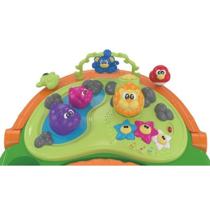 Chicco - Gåstol WALKY TALKY 2xAA grön