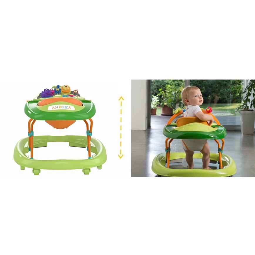Chicco - Gåstol WALKY TALKY grön
