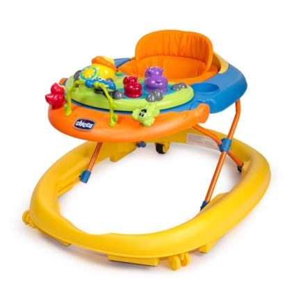 Chicco - Gåstol WALKY TALKY gul/blå