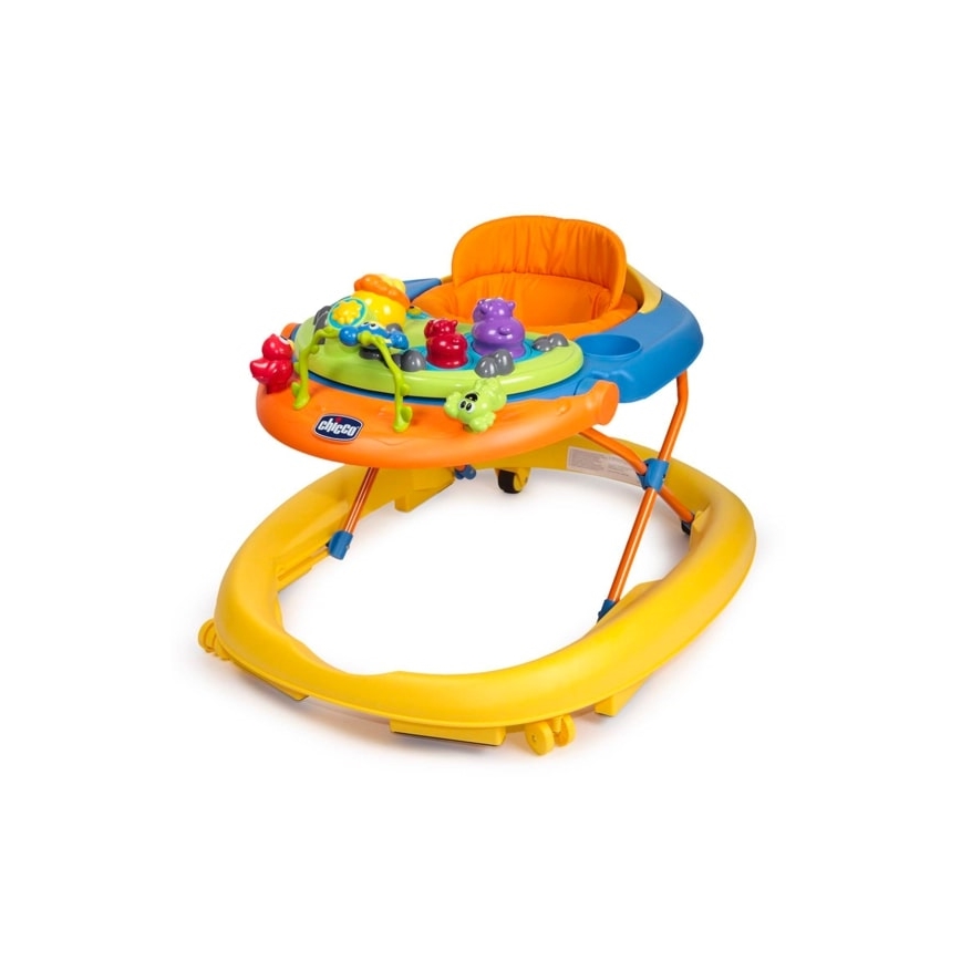 Chicco - Gåstol WALKY TALKY gul/blå