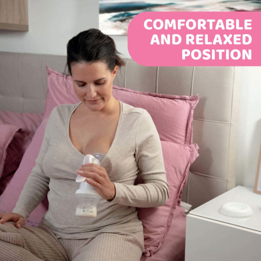 Chicco - Manuell bröstpumpa Natural Feeling