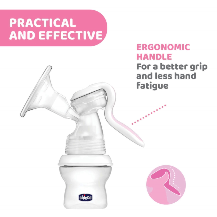 Chicco - Manuell bröstpumpa Natural Feeling