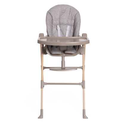 Chicco - Matstol för barn Polly Essential - grå/brun