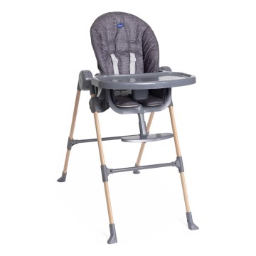 Chicco - Matstol för barn Polly Essential - grå