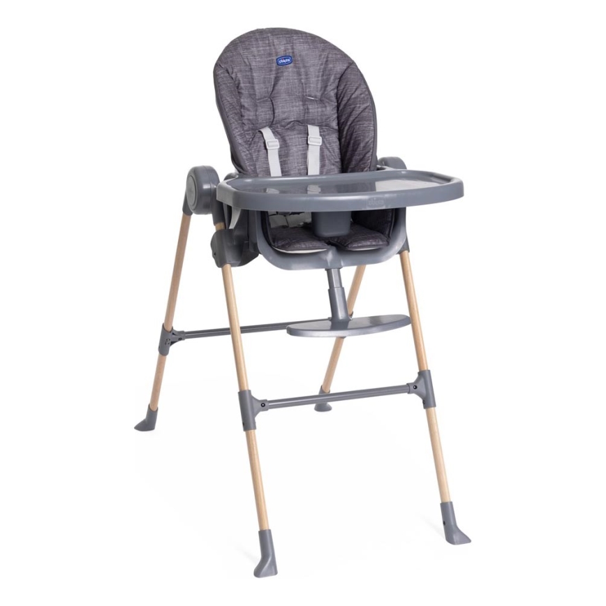 Chicco - Matstol för barn Polly Essential - grå
