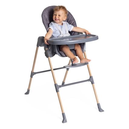 Chicco - Matstol för barn Polly Essential - grå