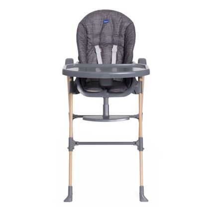 Chicco - Matstol för barn Polly Essential - grå