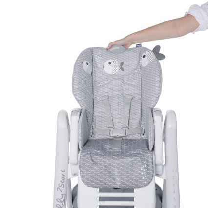 Chicco - Matstol för barn Polly2Start - Dots