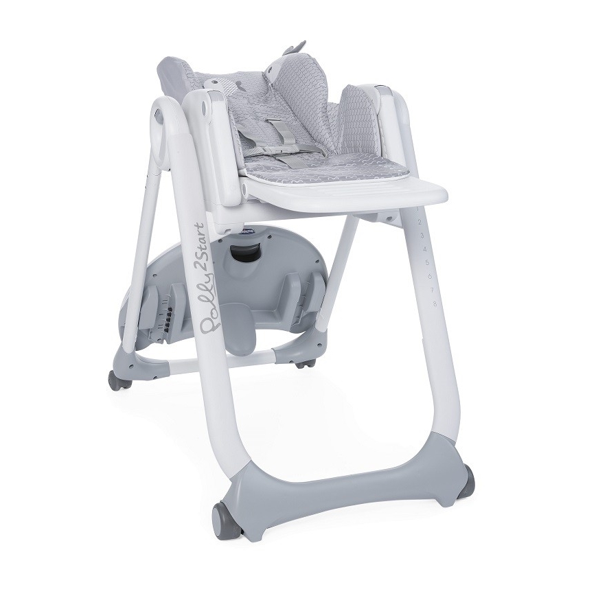 Chicco - Matstol för barn Polly2Start - Dots