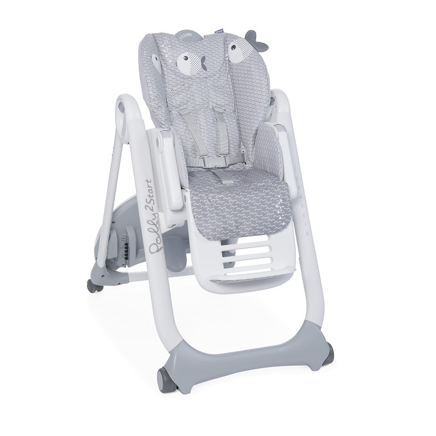 Chicco - Matstol för barn Polly2Start - Dots