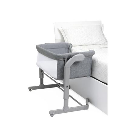 Chicco - Barnsäng 2-i-1 NEXT2ME MAGIC EVO mörkgrå