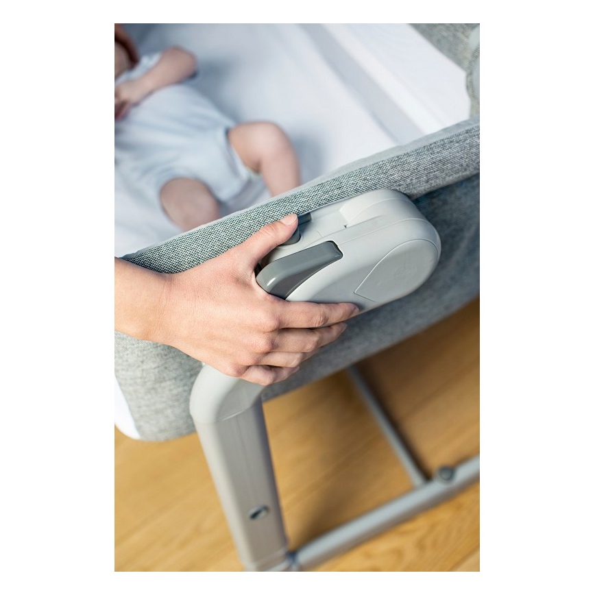 Chicco - Barnsäng 2-i-1 NEXT2ME MAGIC EVO mörkgrå