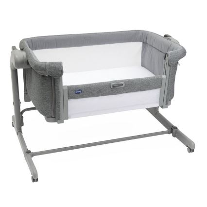 Chicco - Barnsäng 2-i-1 NEXT2ME MAGIC EVO mörkgrå