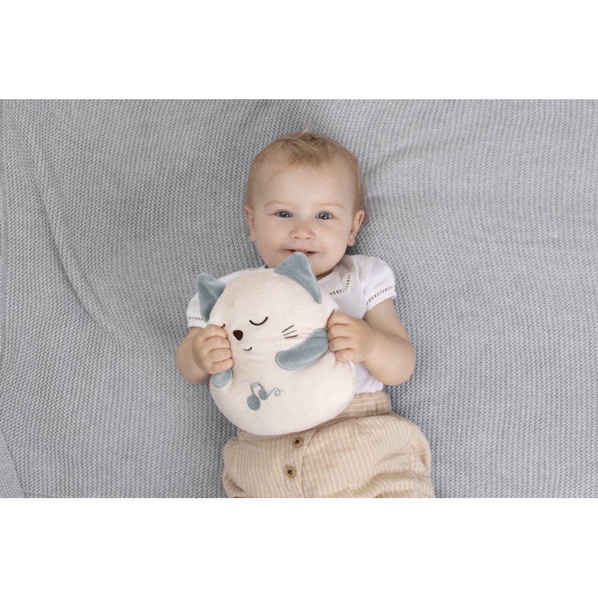 Chicco - Plysch Interaktiv leksak katt 3xAAA
