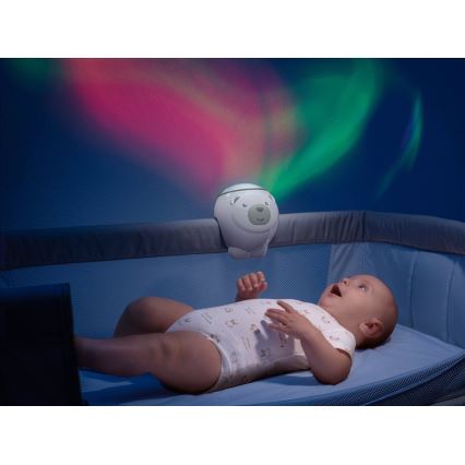 Chicco - Projektor för barn 2i1 POLAR BEAR beige